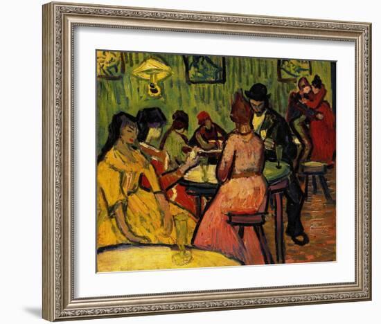 The Night Cafe-Vincent van Gogh-Framed Art Print
