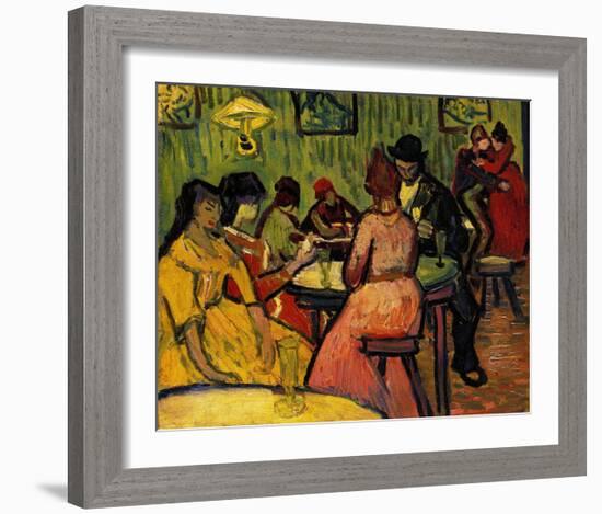 The Night Cafe-Vincent van Gogh-Framed Art Print