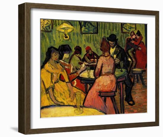 The Night Cafe-Vincent van Gogh-Framed Art Print