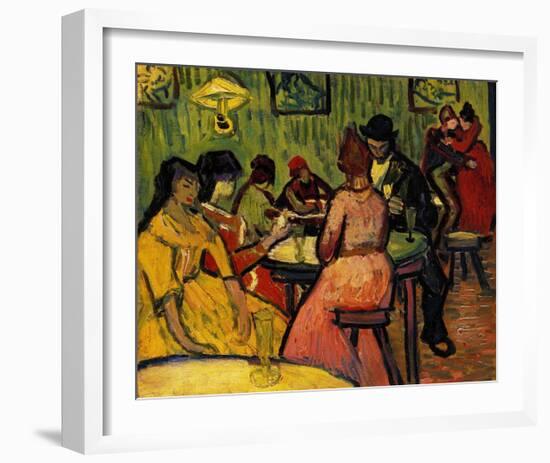 The Night Cafe-Vincent van Gogh-Framed Art Print