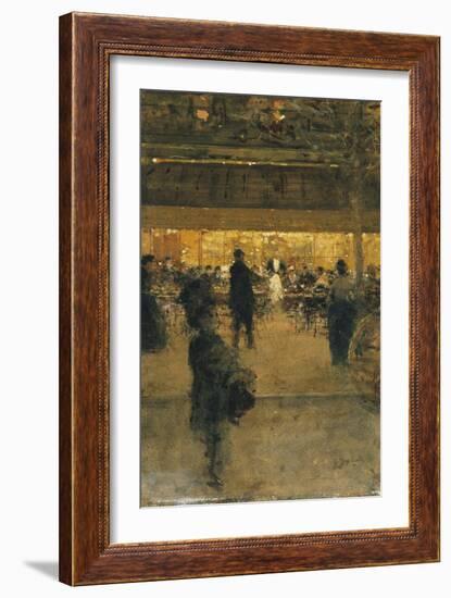 The Night Cafe-Luigi Loir-Framed Giclee Print