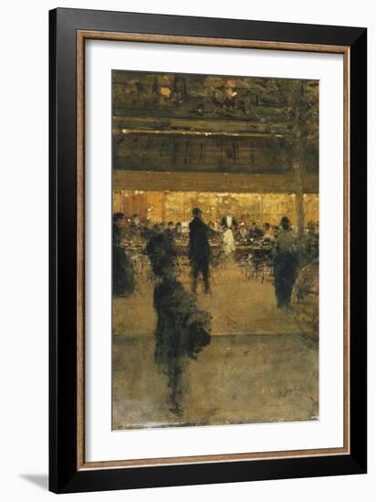 The Night Cafe-Luigi Loir-Framed Giclee Print