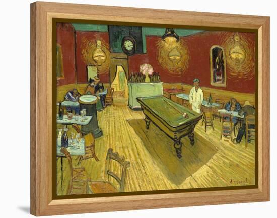 The Night Cafe-Vincent van Gogh-Framed Premier Image Canvas