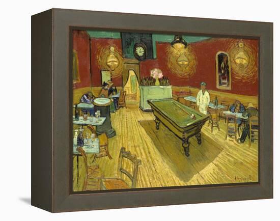 The Night Cafe-Vincent van Gogh-Framed Premier Image Canvas