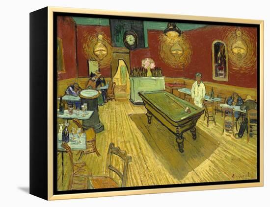 The Night Cafe-Vincent van Gogh-Framed Premier Image Canvas