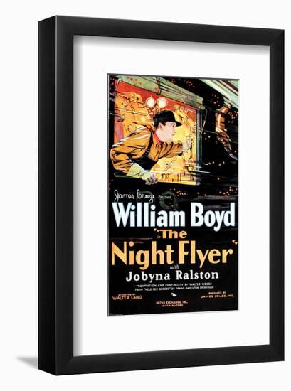 The Night Flyer - 1928-null-Framed Giclee Print