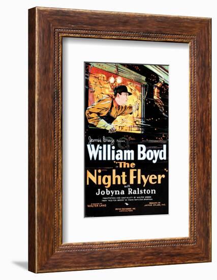 The Night Flyer - 1928-null-Framed Giclee Print