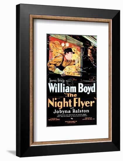 The Night Flyer - 1928-null-Framed Giclee Print