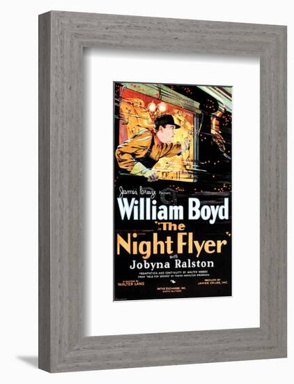 The Night Flyer - 1928-null-Framed Giclee Print