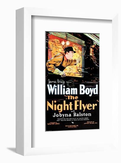 The Night Flyer - 1928-null-Framed Giclee Print