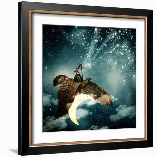 The Night Goddess-Paula Belle Flores-Framed Art Print