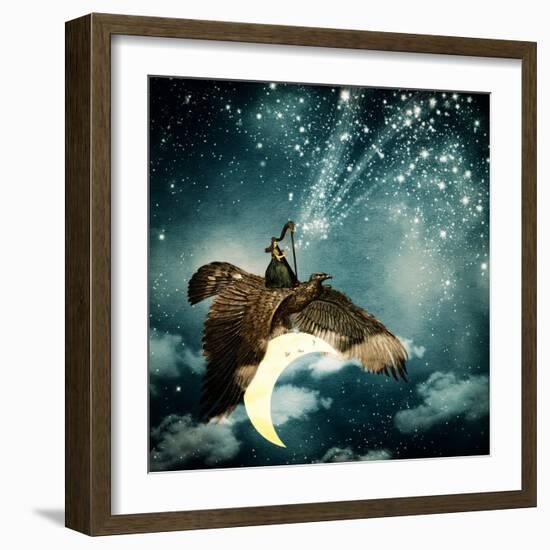 The Night Goddess-Paula Belle Flores-Framed Art Print