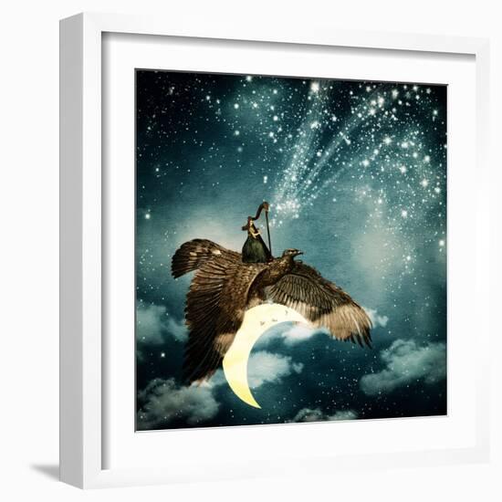 The Night Goddess-Paula Belle Flores-Framed Art Print