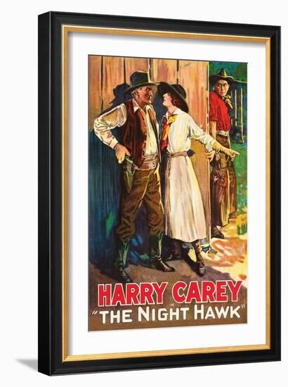 The Night Hawk-null-Framed Art Print