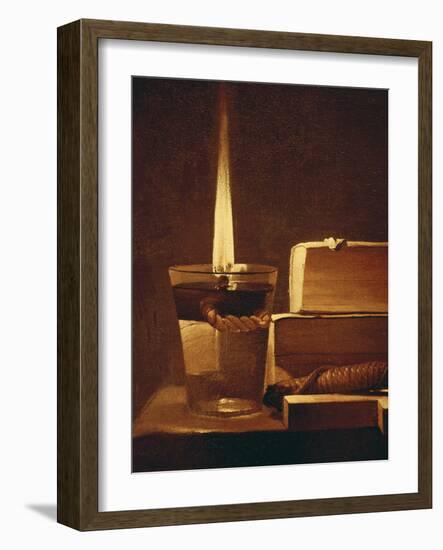 The Night Light, 1630-35-Georges de La Tour-Framed Giclee Print