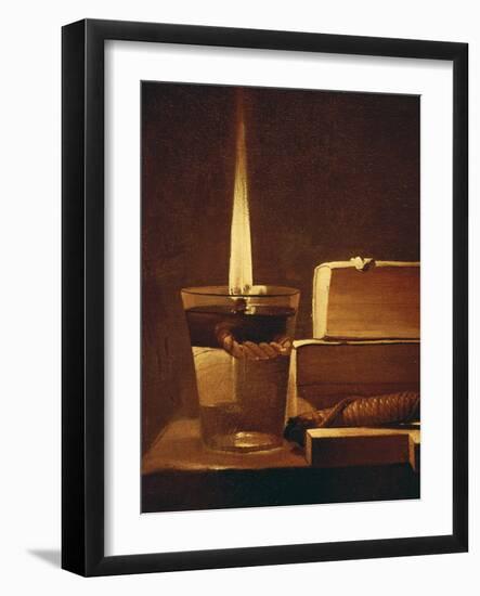 The Night Light, 1630-35-Georges de La Tour-Framed Giclee Print