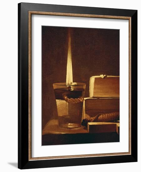 The Night Light, 1630-35-Georges de La Tour-Framed Giclee Print