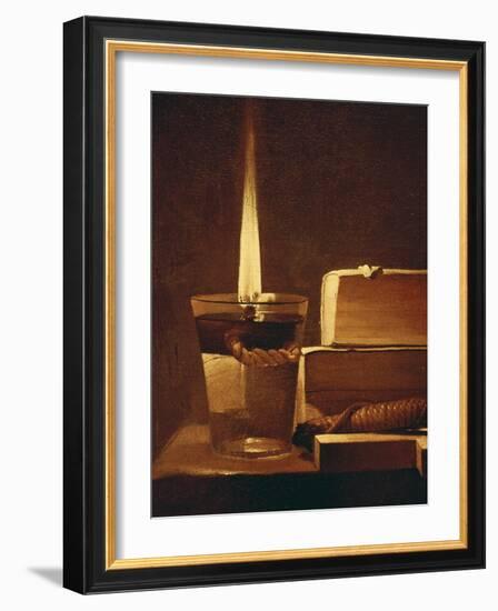 The Night Light, 1630-35-Georges de La Tour-Framed Giclee Print