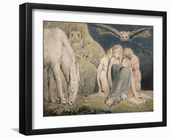 The Night of Enitharmon's Joy, C.1795-William Blake-Framed Giclee Print