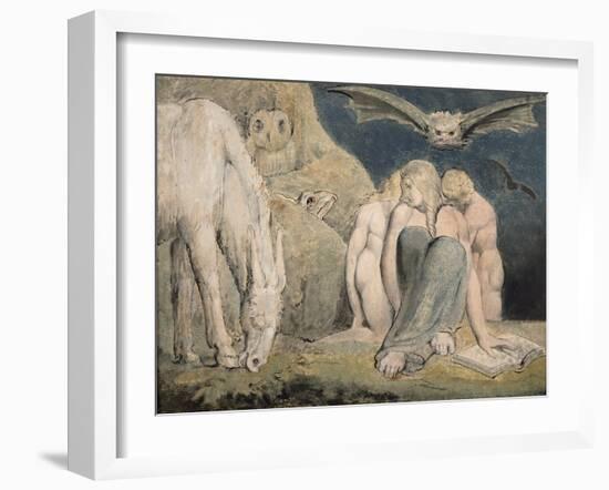 The Night of Enitharmon's Joy, C.1795-William Blake-Framed Giclee Print