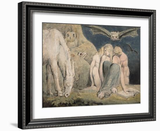 The Night of Enitharmon's Joy, C.1795-William Blake-Framed Giclee Print