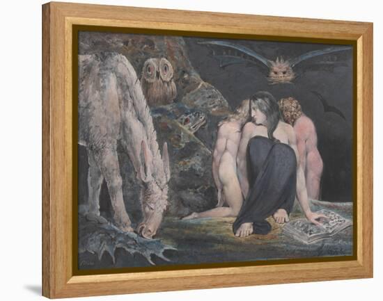 The Night of Enitharmon's Joy (Formerly Called 'Hecate')-William Blake-Framed Premier Image Canvas