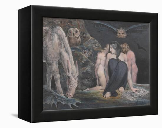 The Night of Enitharmon's Joy (Formerly Called 'Hecate')-William Blake-Framed Premier Image Canvas