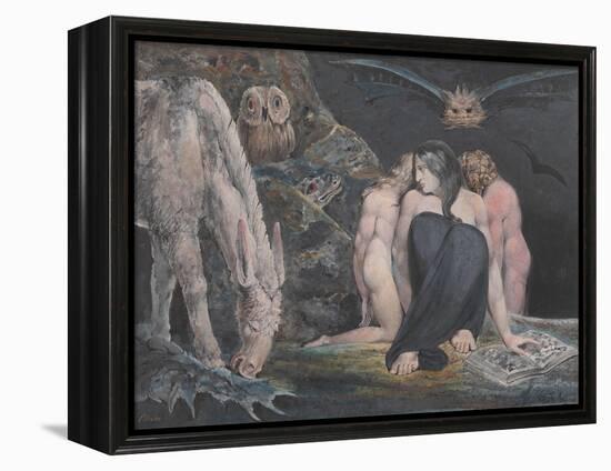 The Night of Enitharmon's Joy (Formerly Called 'Hecate')-William Blake-Framed Premier Image Canvas