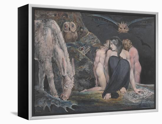 The Night of Enitharmon's Joy (Formerly Called 'Hecate')-William Blake-Framed Premier Image Canvas