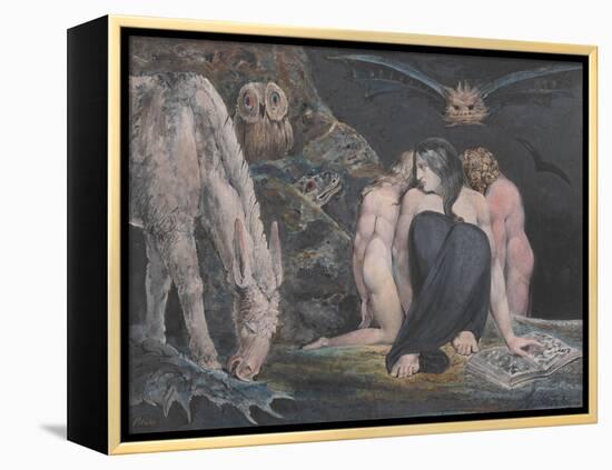 The Night of Enitharmon's Joy (Formerly Called 'Hecate')-William Blake-Framed Premier Image Canvas