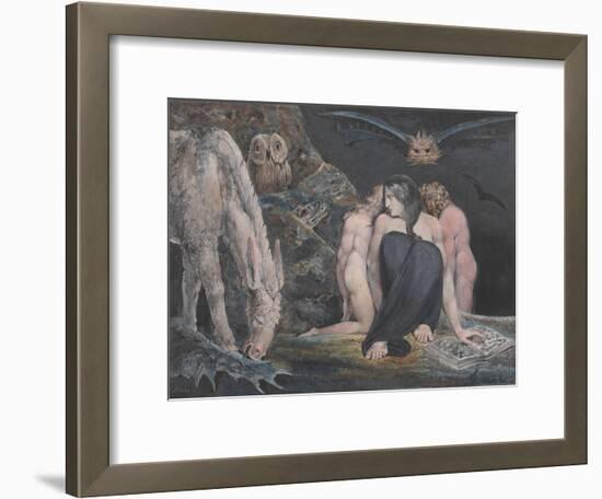 The Night of Enitharmon's Joy (Formerly Called 'Hecate')-William Blake-Framed Giclee Print