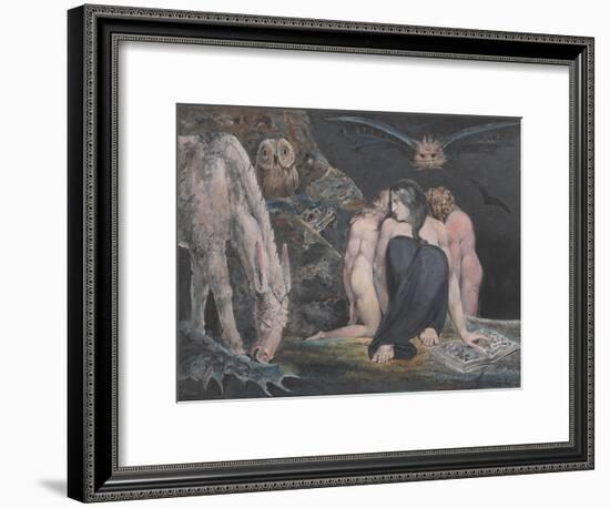 The Night of Enitharmon's Joy (Formerly Called 'Hecate')-William Blake-Framed Giclee Print