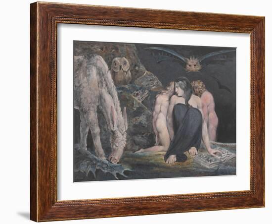 The Night of Enitharmon's Joy (Formerly Called 'Hecate')-William Blake-Framed Giclee Print