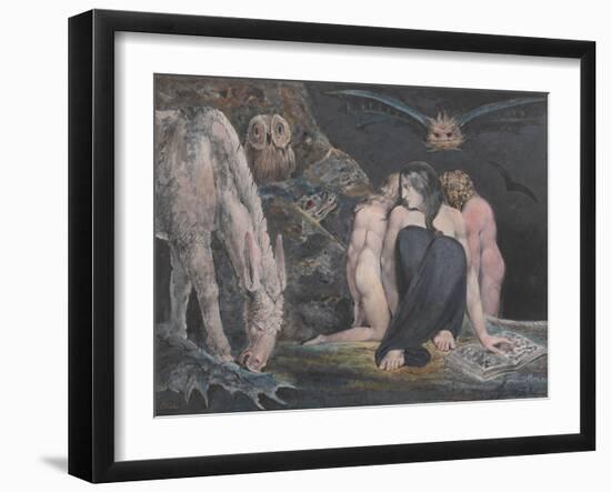 The Night of Enitharmon's Joy (Formerly Called 'Hecate')-William Blake-Framed Giclee Print