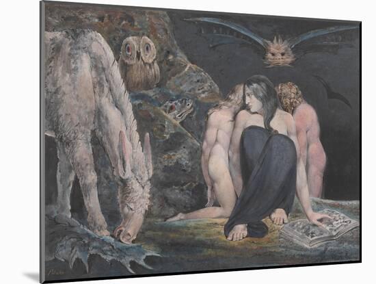 The Night of Enitharmon's Joy (Formerly Called 'Hecate')-William Blake-Mounted Giclee Print