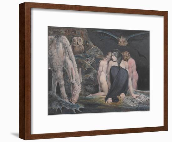 The Night of Enitharmon's Joy (Formerly Called 'Hecate')-William Blake-Framed Giclee Print