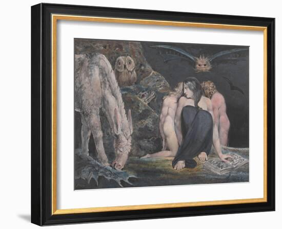 The Night of Enitharmon's Joy (Formerly Called 'Hecate')-William Blake-Framed Giclee Print