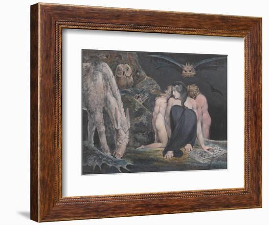 The Night of Enitharmon's Joy (Formerly Called 'Hecate')-William Blake-Framed Giclee Print