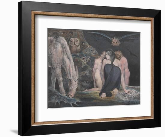 The Night of Enitharmon's Joy (Formerly Called 'Hecate')-William Blake-Framed Giclee Print