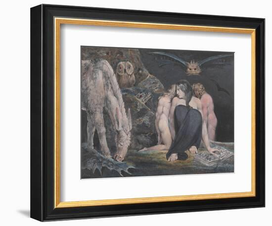 The Night of Enitharmon's Joy (Formerly Called 'Hecate')-William Blake-Framed Giclee Print