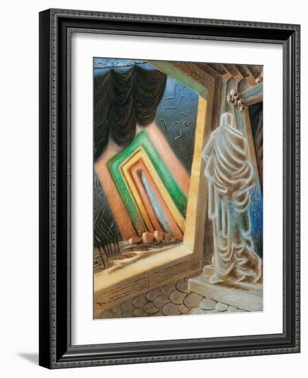 The Night of King Solomon-Alberto Savinio-Framed Giclee Print