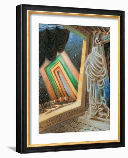 The Night of King Solomon-Alberto Savinio-Framed Giclee Print