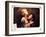 THE NIGHT OF LOVE, l-r: Vilma Banky, Ronald Colman on lobbycard, 1927-null-Framed Art Print