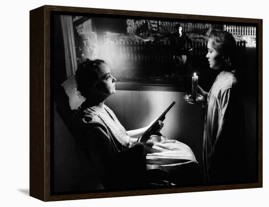 The Night Of The Hunter, Lillian Gish, Robert Mitchum, Gloria Castillo, 1955-null-Framed Stretched Canvas