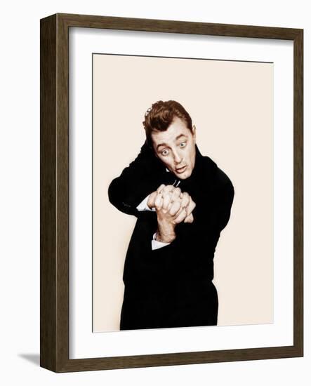 THE NIGHT OF THE HUNTER, Robert Mitchum, 1955-null-Framed Photo