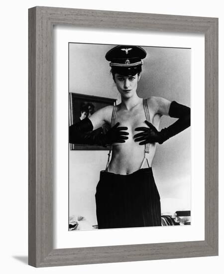 The Night Porter, (aka Il Portiere Di Notte), Charlotte Rampling, 1974-null-Framed Photo