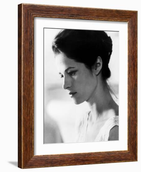 The Night Porter, (aka Il Portiere Di Notte), Charlotte Rampling, 1974-null-Framed Premium Photographic Print