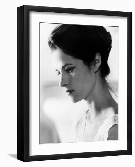 The Night Porter, (aka Il Portiere Di Notte), Charlotte Rampling, 1974-null-Framed Premium Photographic Print