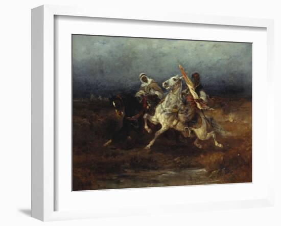 The Night Raid-Adolf Schreyer-Framed Giclee Print