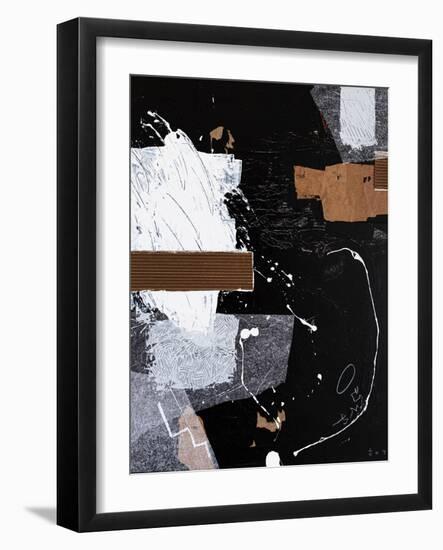 The night scene-Hyunah Kim-Framed Art Print